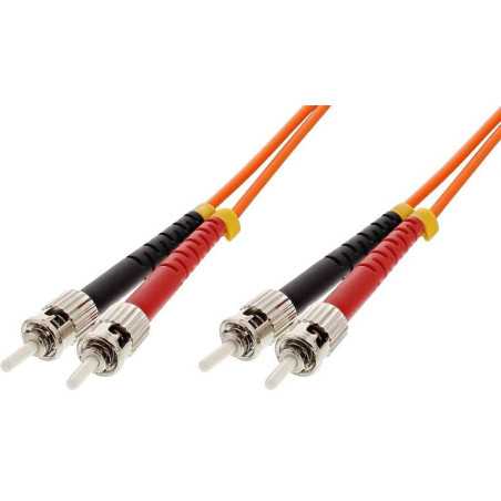 PATCH CABLE F.O. ST/ST 2M DUPLEX MULTIMODE 62.5/125 OM1