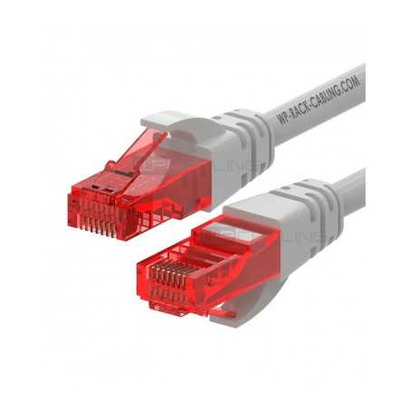 CABO REDE CAT6 5M U-UTP WP RACK AWG 26/7 CINZA