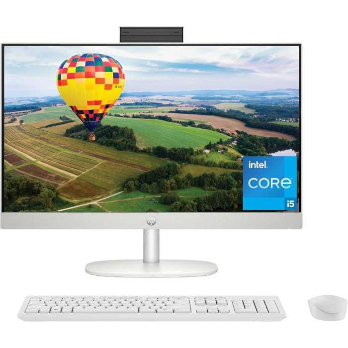 COMPUTADOR DE SECRETÁRIA HP ALL-IN-ONE 23.8' FHD U7-155U 8G 512GB SSD W11H BRANCO