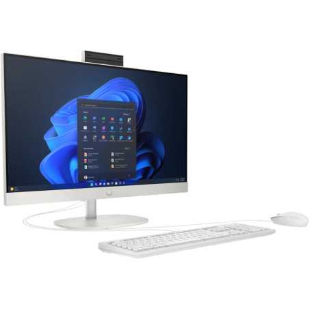 COMPUTADOR DE SECRETÁRIA HP ALL-IN-ONE 23.8' FHD U7-155U 8G 512GB SSD W11H BRANCO