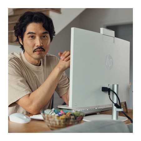 COMPUTADOR DE SECRETÁRIA HP ALL-IN-ONE 23.8' FHD U7-155U 8G 512GB SSD W11H BRANCO