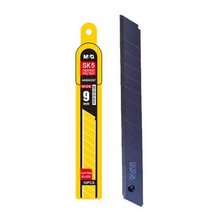 LÂMINA DE ESTILETE PARA XIZATO 9mm/10pcs