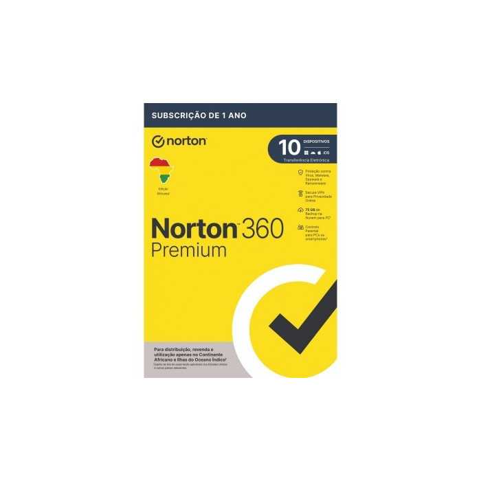 ANTIVÍRUS NORTON PREMIUM 1 USER 10 DEVICE - ESD