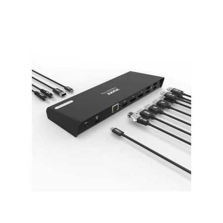 DOCKING STATION PORT CONNECT RJ45 4X USB HDMI USB-C DISPLAYPORT