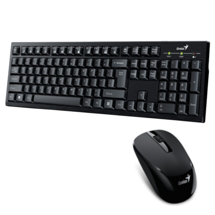TECLADO+MOUSE GENIUS WIFI KM-8101 PRETO TECLADO+MOUSE GENIUS WIFI KM-8101 PRETO
