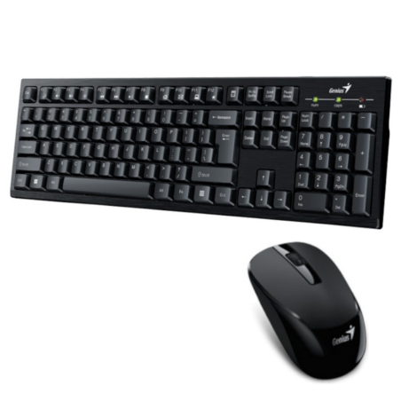 TECLADO+MOUSE GENIUS WIFI KM-8101 PRETO TECLADO+MOUSE GENIUS WIFI KM-8101 PRETO