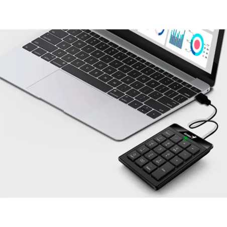 TECLADO NUMÉRICO GENIUS 110 PRETO