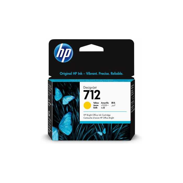 TINTEIRO HP 712 AMARELO