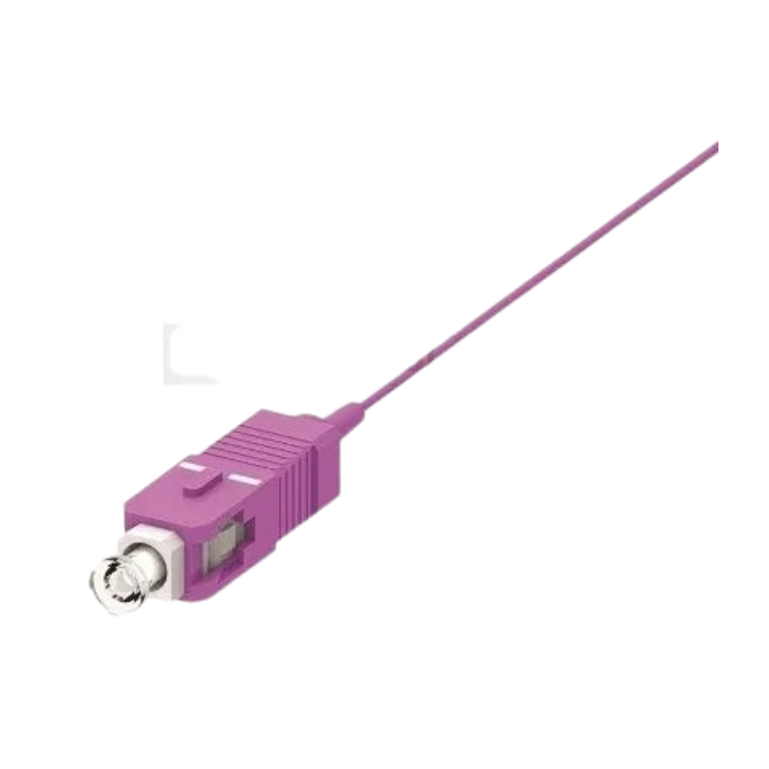 FO PIGTAIL SC 50/125 MULTIMODE 2M OM4 WP RACK ROXO