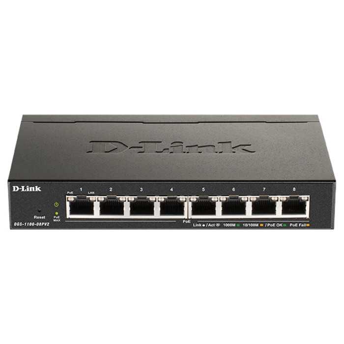 SWITCH 8 DLINK SMART GIGABIT COM GESTÃO