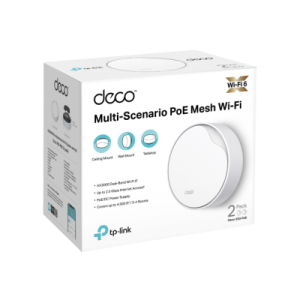 ROUTER TP-LINK WIFI 6 AX3000 MESH POE CELLING MOUNT