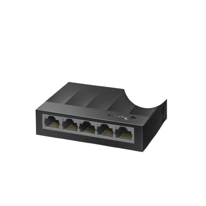 SWITCH 5 TP-LINK 10/100/1000 S/GESTÃO RJ45 DESKTOP