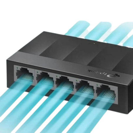 SWITCH 5 TP-LINK 10/100/1000 S/GESTÃO RJ45 DESKTOP