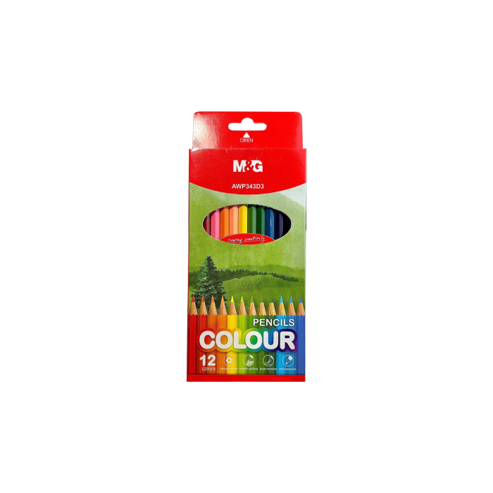 LÁPIS DE COR 12 CORES 1/24/144