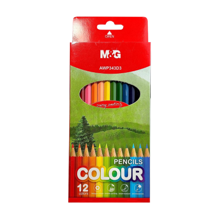 LÁPIS DE COR 12 CORES 1/24/144