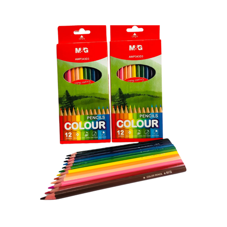 LÁPIS DE COR 12 CORES 1/24/144