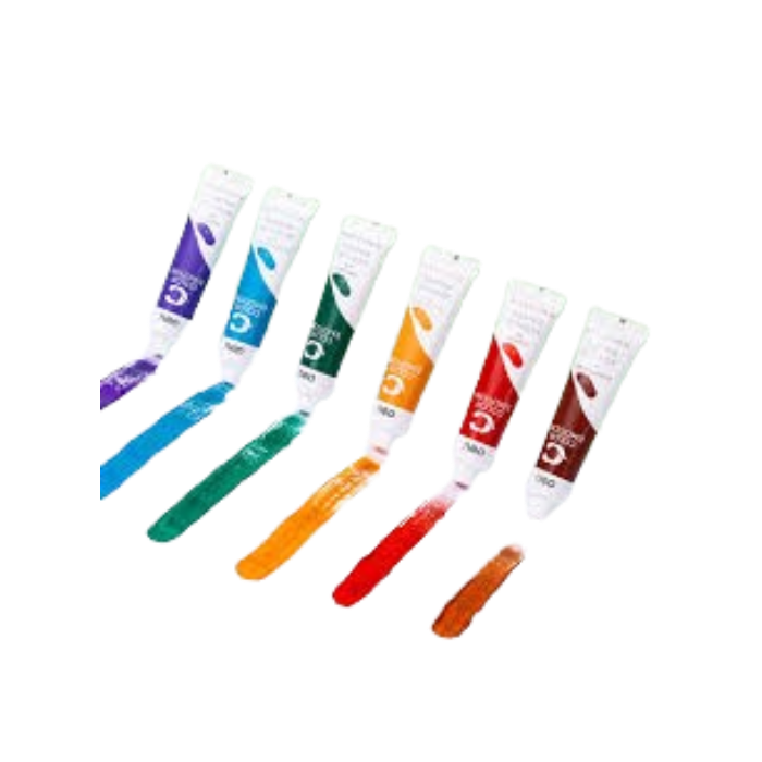 TINTA ACRíLICA 12ML (MISTA) DELI 24 CORES 6PIC/CAIXA