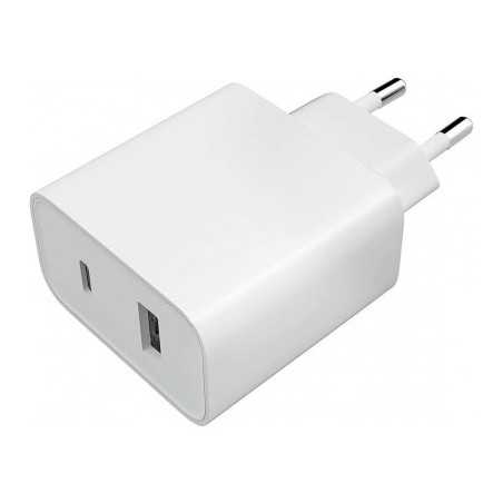 CARREGADOR XIAOMI MI USB-A /C FAST CHARGER 33W WHT