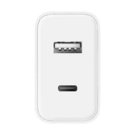 CARREGADOR XIAOMI MI USB-A /C FAST CHARGER 33W WHT