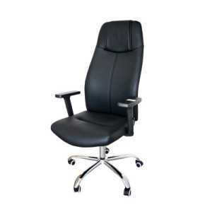 CADEIRA PU MEDIUM EXECUTIVE 2 NIVEIS PRETO