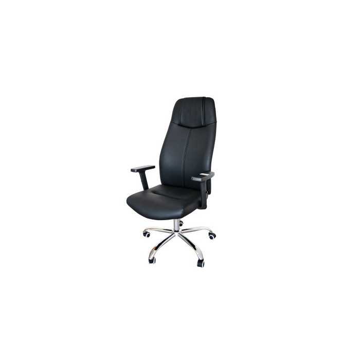 CADEIRA PU MEDIUM EXECUTIVE 2 NIVEIS PRETO