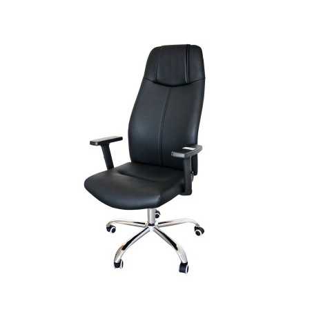 CADEIRA PU MEDIUM EXECUTIVE 2 NIVEIS PRETO