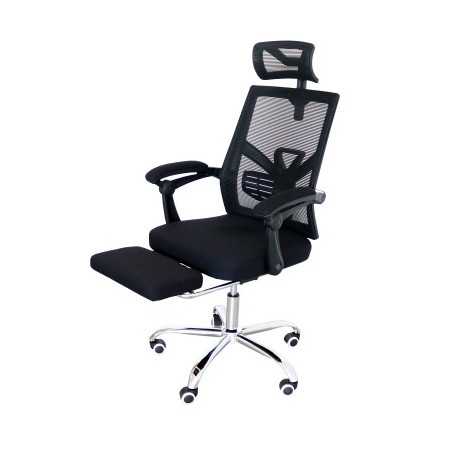 CADEIRA MESH EXECUTIVA COM REFOÇO 3 NIVEIS APOIO CABEÇA