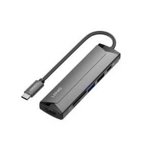 DOCKING STATION USB-C TRAVEL LDNIO 2XUSB USB-C HDMI SDCARD MICROSD