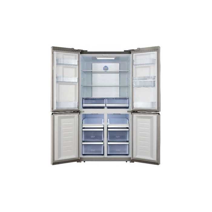 FRIGORÍFICO BERKLAYS 567L 91X193cm NOFROST 4PORTAS DISP.AGUA BLACK INOX
