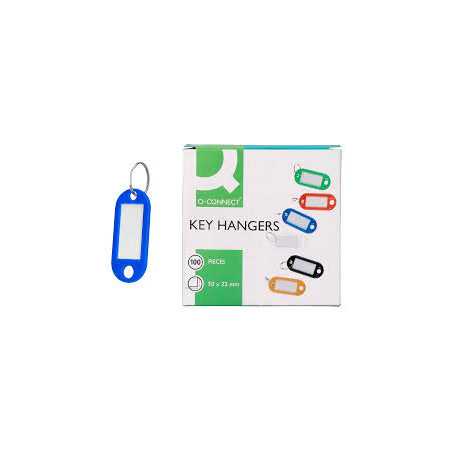 PORTA CHAVES Q-CONNECT AZUL (1/100)