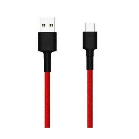 CABO XIAOMI MI BRAIDED USB TYPE-C 100CM VERMELHO