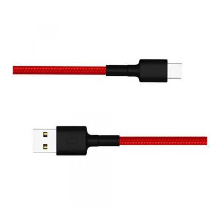 CABO XIAOMI MI BRAIDED USB TYPE-C 100CM VERMELHO