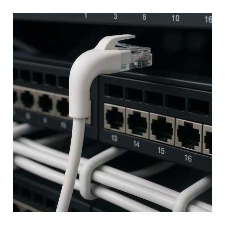 CABO REDE CAT6A U/UTP RJ45 EWENT AWG23/7 0.5M BRANCO