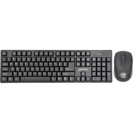TECLADO+MOUSE MAHNT WIFI PRETO