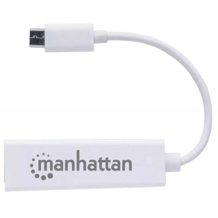 ADAPTADOR USB-C TO RJ45 Gigabit MANHATTAN