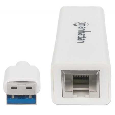 ADAPTADOR USB-A 3.0 TO RJ45 Gigabit MANHATTAN