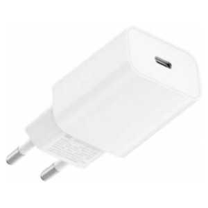 CARREGADOR XIAOMI MI USB-C FAST CHARGER 20W WHT