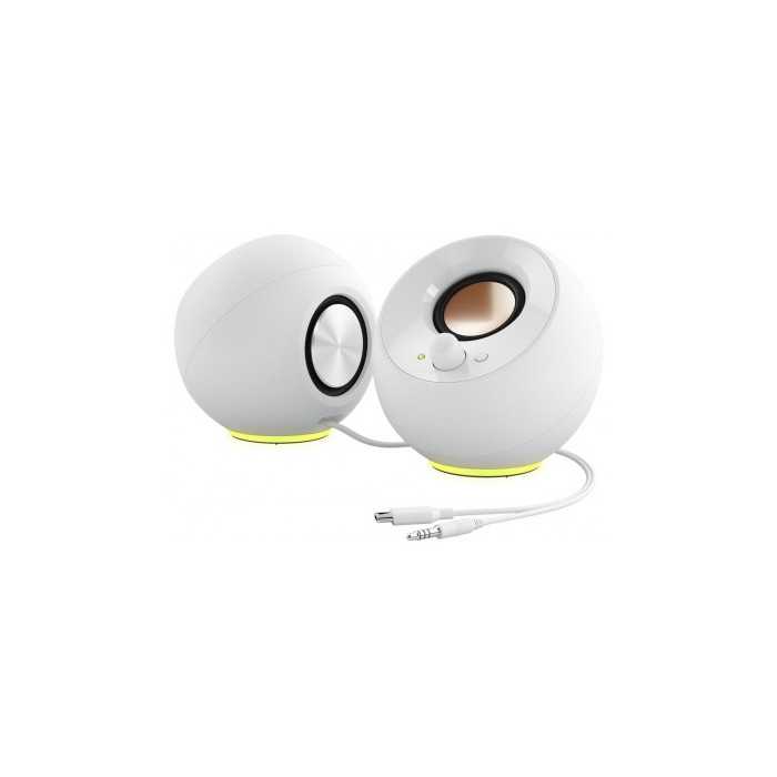 COLUNA CREATIVE 2.0 PEBBLE SE USB-C RGB BRANCO COLUNA CREATIVE 2.0 PEBBLE SE USB-C RGB BRANCO