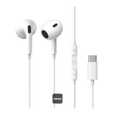 AUSCULTADORES BASEUS ENCOK CZ17 BRANCO