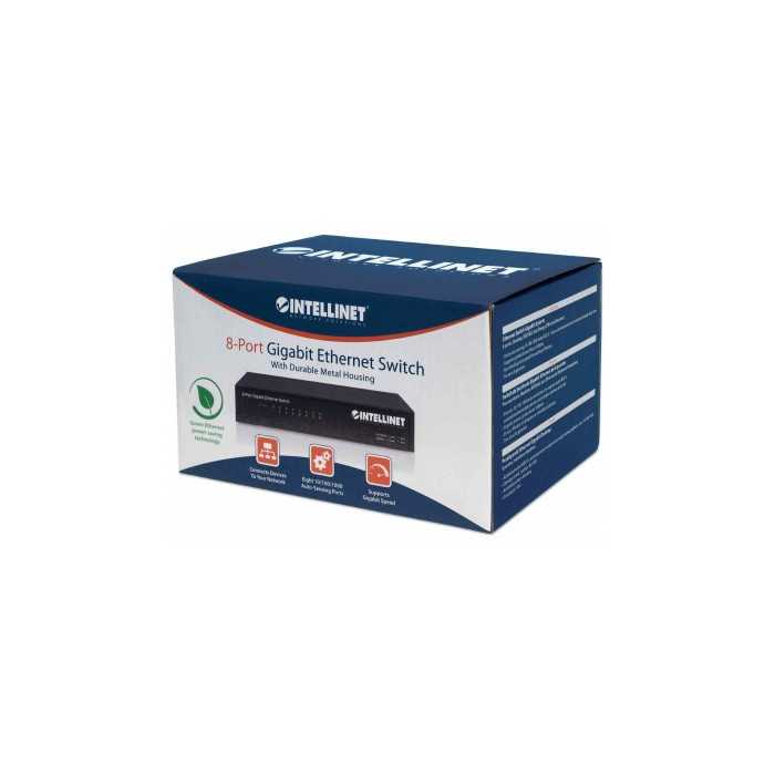 SWITCH 8 INTELLINET (RJ45) GIGABIT DESKTOP