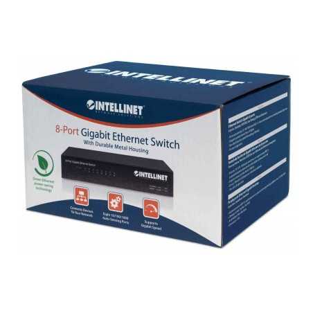 SWITCH 8 INTELLINET (RJ45) GIGABIT DESKTOP