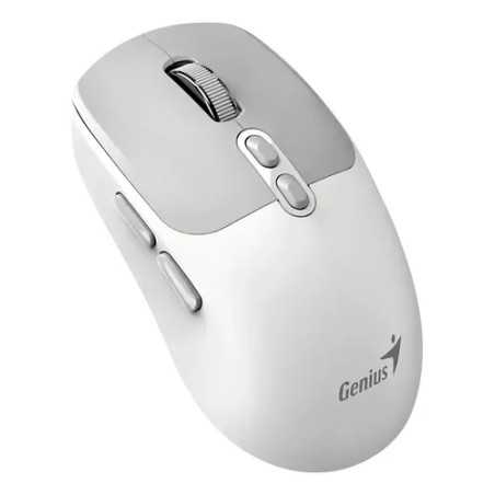 MOUSE GENIUS BT NX-8080S AI COPILOT SILENT 2.4GHZ BRANCO/CINZENTO