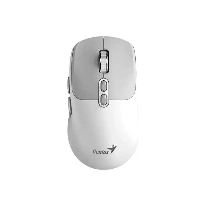MOUSE GENIUS BT NX-8080S AI COPILOT SILENT 2.4GHZ BRANCO/CINZENTO