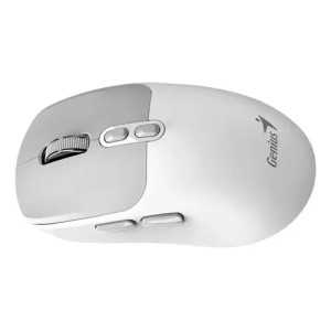 MOUSE GENIUS BT NX-8080S AI COPILOT SILENT 2.4GHZ BRANCO/CINZENTO