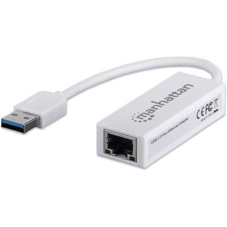 ADAPTADOR USB-A 2.0 PARA RJ45 MANHATTAN