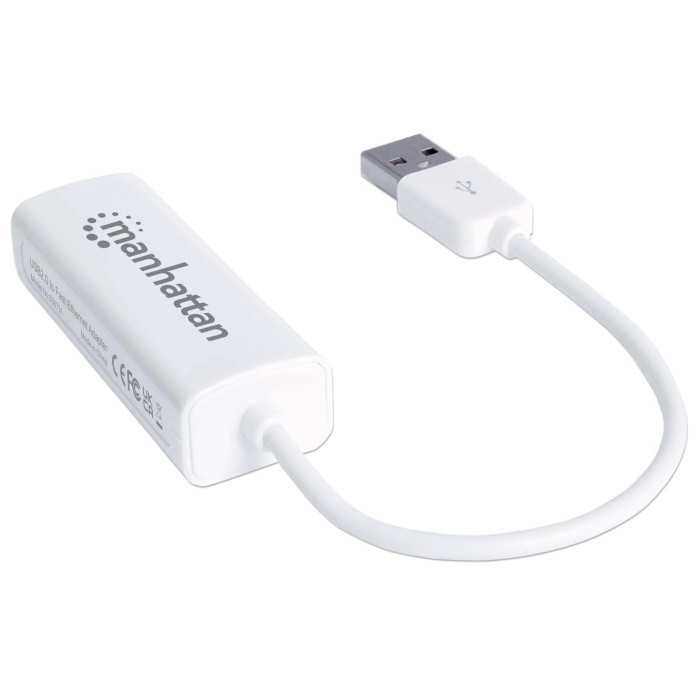 ADAPTADOR USB-A 2.0 PARA RJ45 MANHATTAN