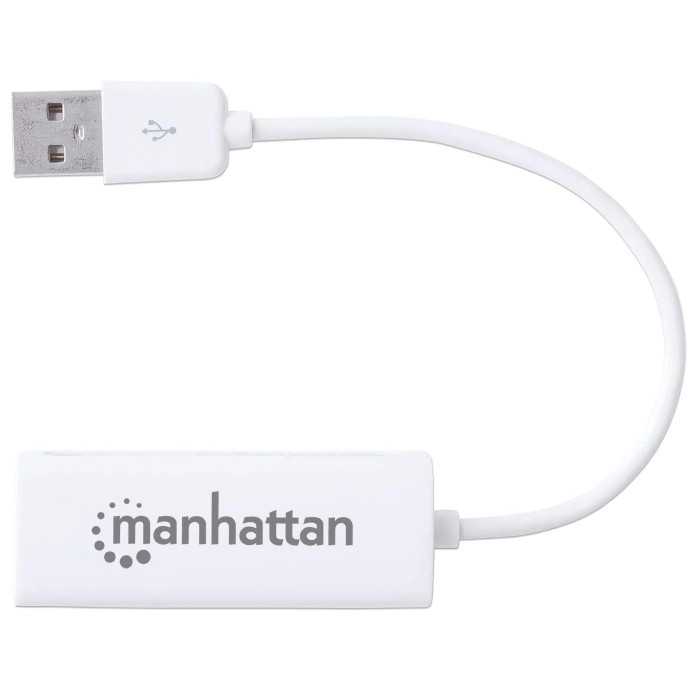 ADAPTADOR USB-A 2.0 PARA RJ45 MANHATTAN