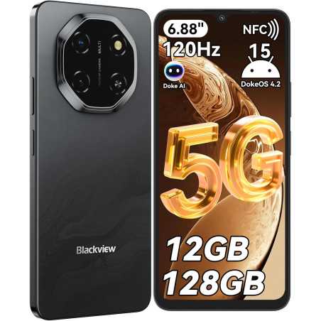 SMARTPHONE BLACKVIEW SHARK 6 5G 4GB+128GB PRETO