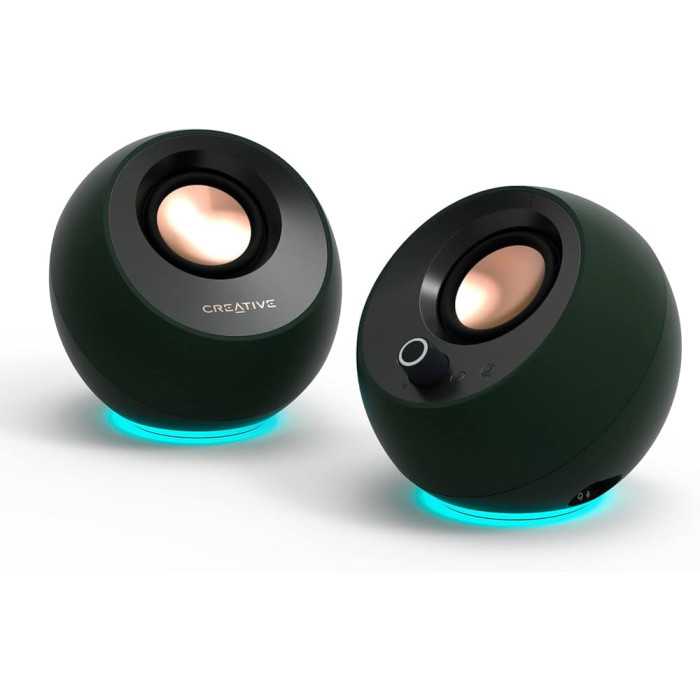 COLUNA CREATIVE 2.0 PEBBLE PRO BT/USB/3.5MM RGB PRETO COLUNA CREATIVE 2.0 PEBBLE PRO BT/USB/3.5MM RGB PRETO