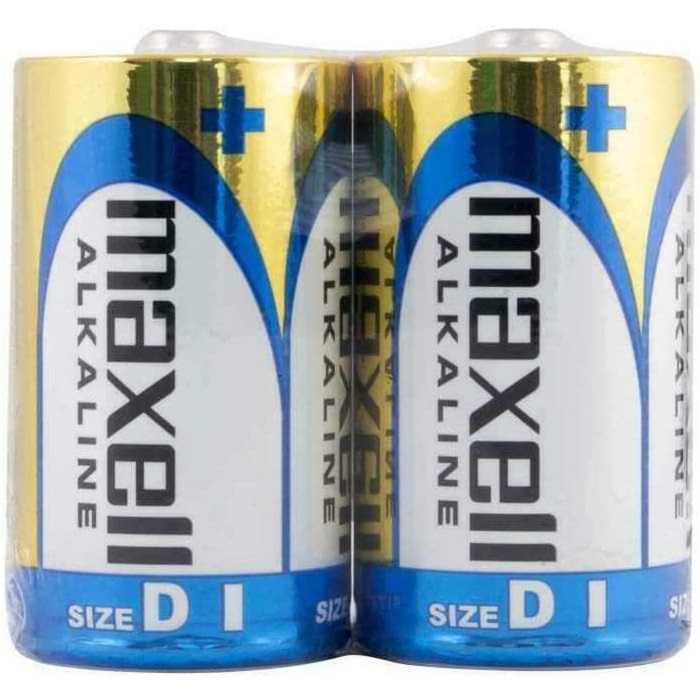 PILHA D LR20 PK/2 MAXELL ALKALINE
